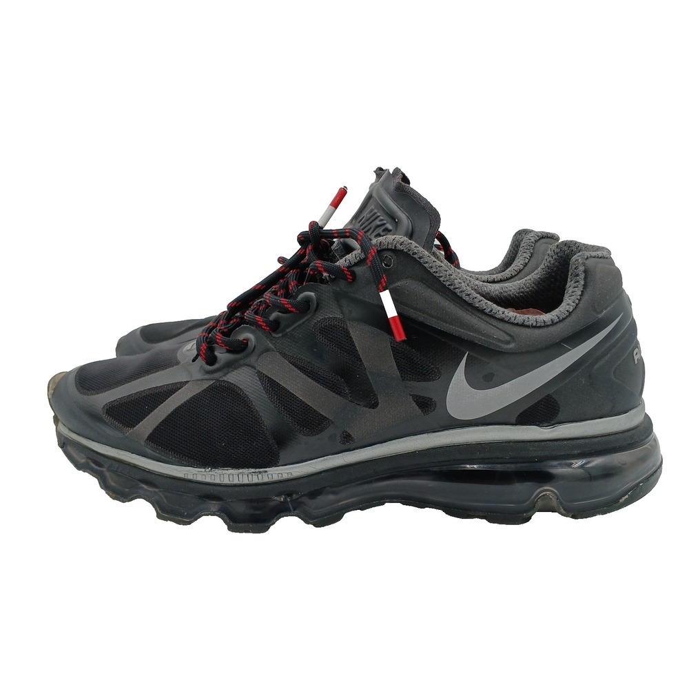 Nike Air Max Plus Black Gray Running Shoes Sneakers Low 487679-020 Women's‎ 7.5